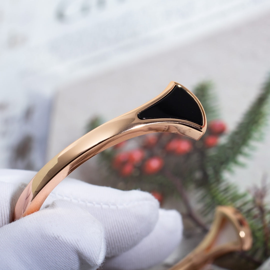 [baslovejewels]DREAM BRACELET OPEN PINK GOLD MOP