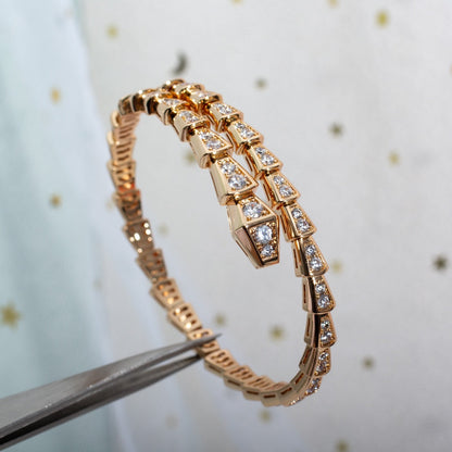 [baslovejewels]SERPENTI BRACELET 6.8MM PINK GOLD DIAMOND