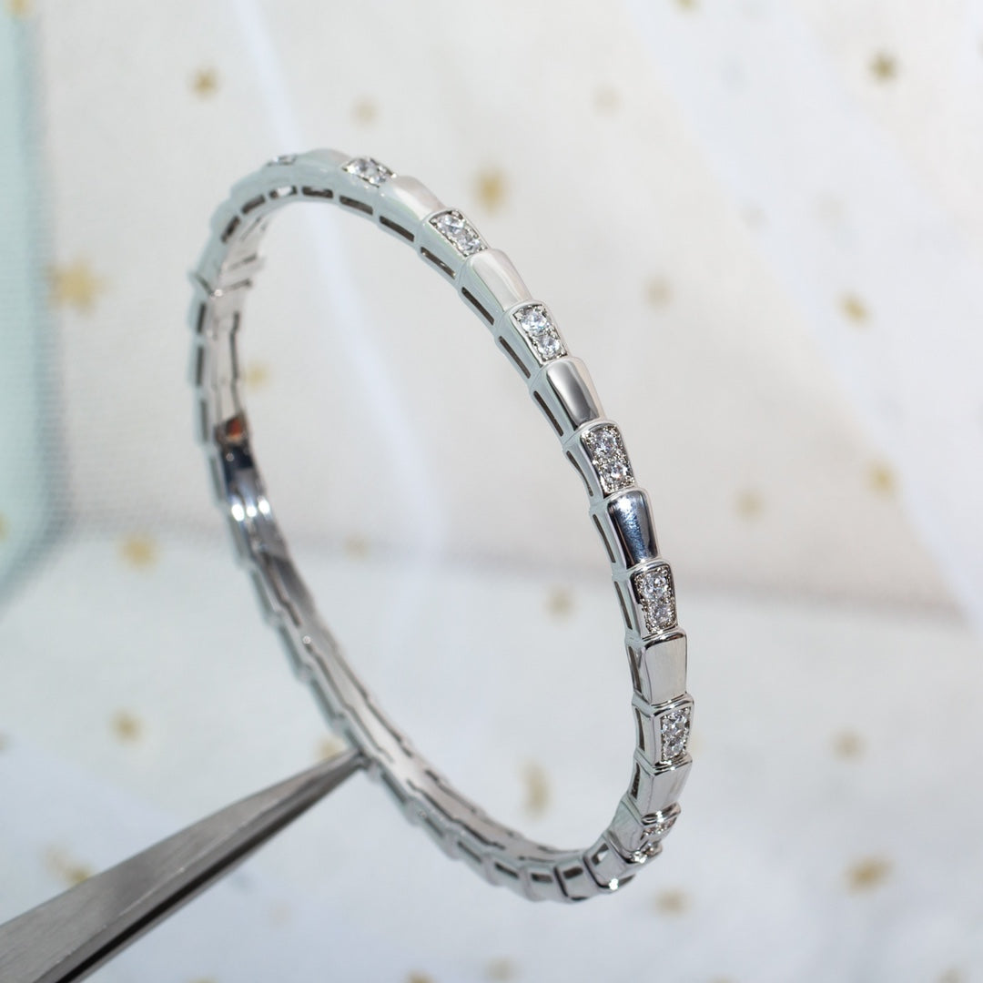 [baslovejewels]SERPENTI BRACELET SILVER DIAMOND