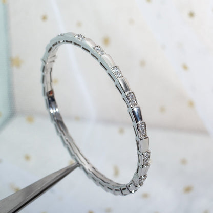 [baslovejewels]SERPENTI BRACELET SILVER DIAMOND