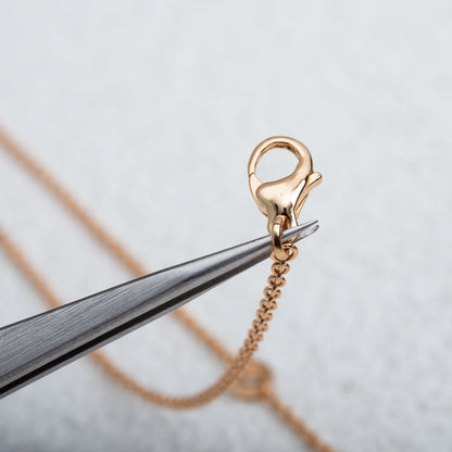 [baslovejewels]PARENTESI NECKLACE PINK GOLD