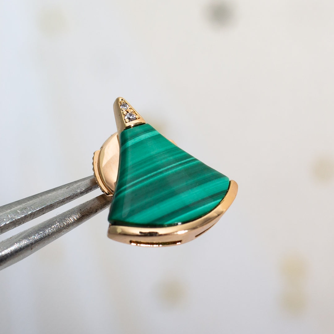 [baslovejewels]DIVAS DREAM EARRINGS PINK GOLD