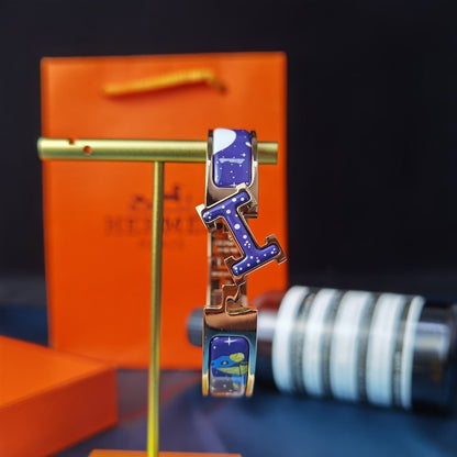 [baslovejewels]H STAR AND MOON BRACELET 12MM