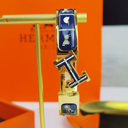 [baslovejewels]H COUVERTURES DARK BLUE BRACELET