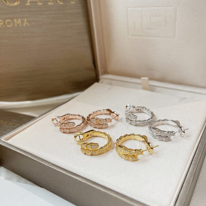 [baslovejewels]SERPENTI EARRINGS DIAMOND