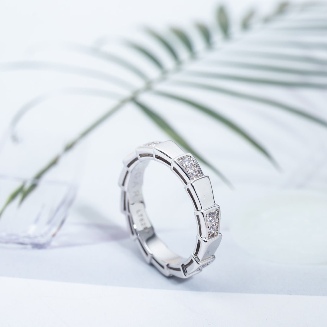 [baslovejewels]SERPENTI RING SILVER  3MM