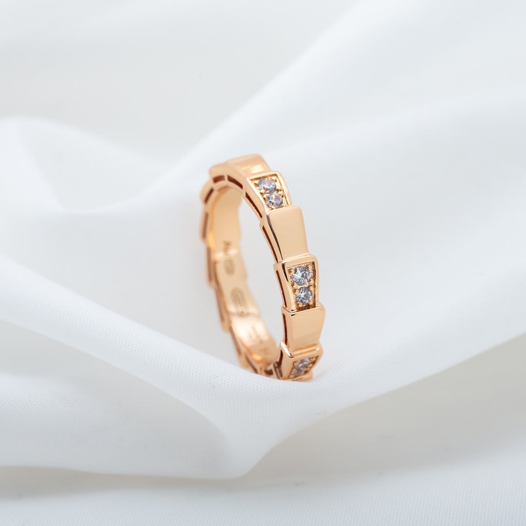[baslovejewels]SERPENTI RING PINK GOLD  3MM