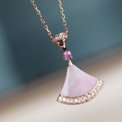 [baslovejewels]DREAM NECKLACE PINK MOP DIAMOND