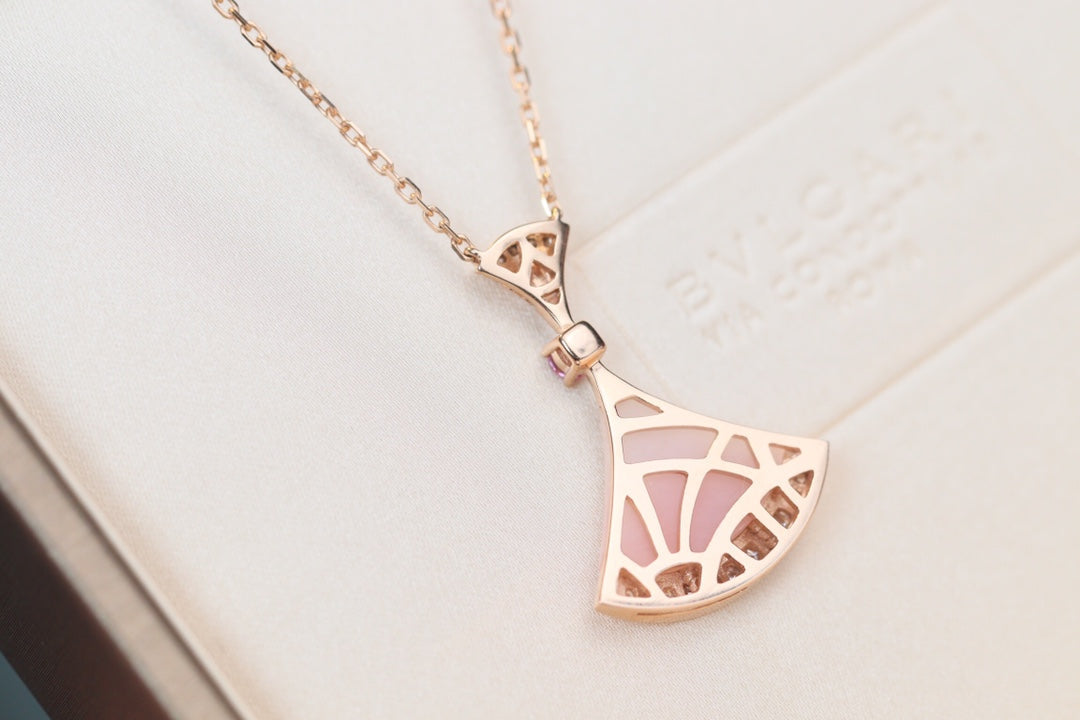 [baslovejewels]DREAM NECKLACE PINK MOP DIAMOND