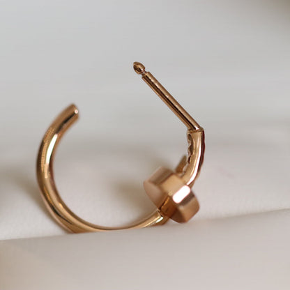 [baslovejewels]JUSTE EARRINGS PINK GOLD