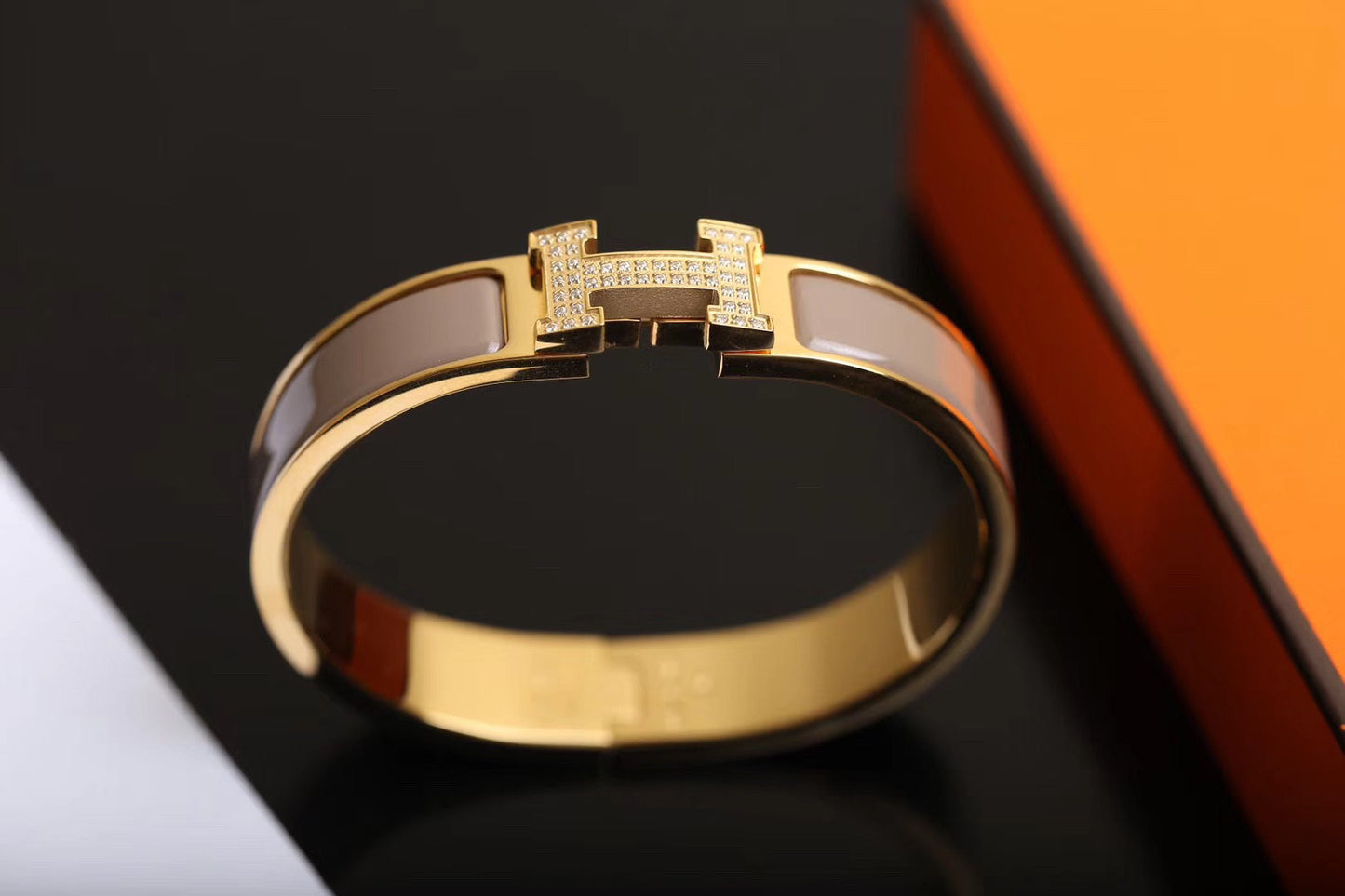 [baslovejewels]H BRACELET GOLD DIAMOND