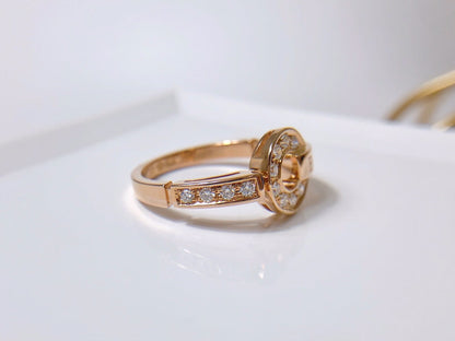 [baslovejewels]DREAM RING DIAMOND PINK GOLD