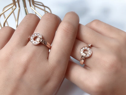 [baslovejewels]DREAM RING DIAMOND PINK GOLD