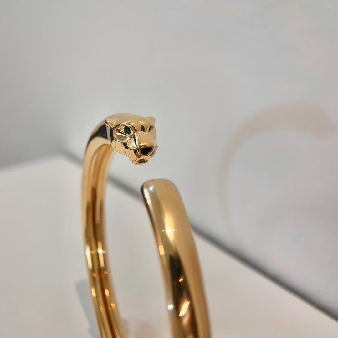 [baslovejewels]PANTHERE GOLD OPEN BRACELET