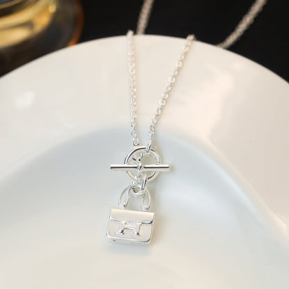 [baslovejewels]POP H PEDANT SILVER NECKLACE