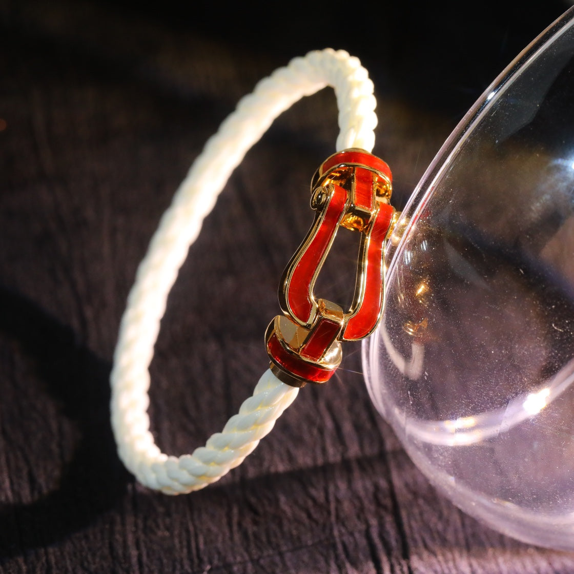 [baslovejewels]FORCE 10 WHITE TEXTILE DIAMOND PAVED