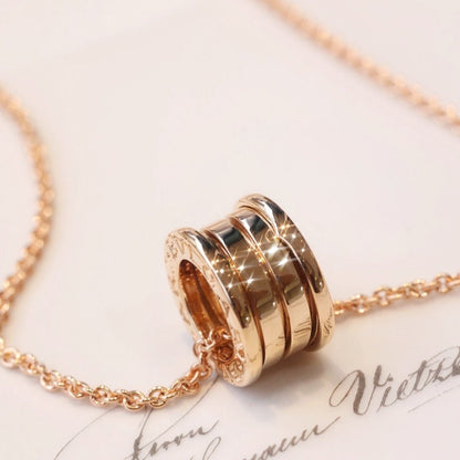 [baslovejewels]ZERO 1 PINK GOLD NECKLACE