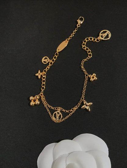 [baslovejewels]BLOOMING PINK GOLD MOP BRACELET