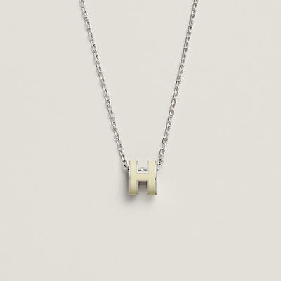 [baslovejewels]HM CLIC YELLOW ENAMEL GOLD NECKLACE