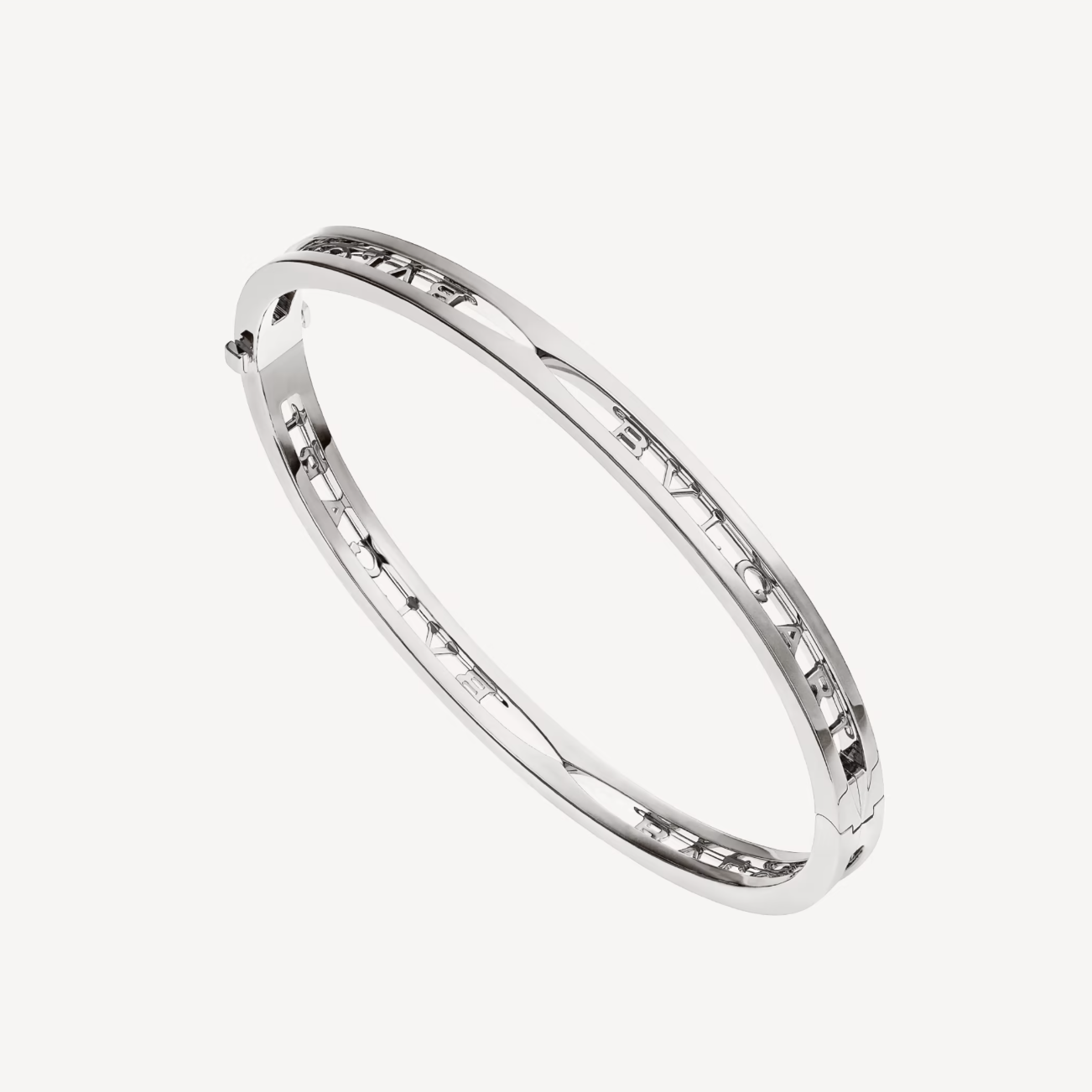 [baslovejewels]ZERO 1 SPIRAL LOGO SILVER BRACELET