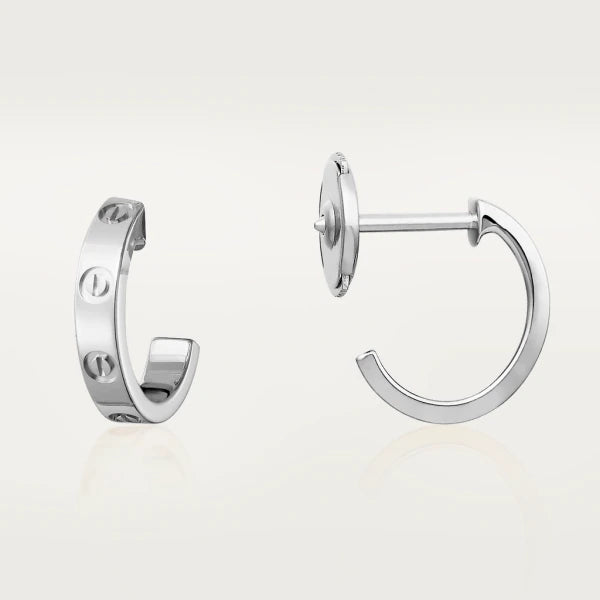 [baslovejewels]LOVE EARRINGS 2.65MM SILVER