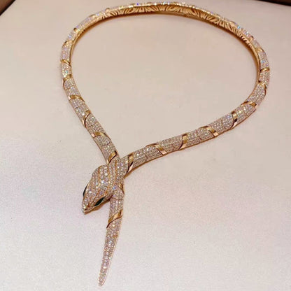 [baslovejewels]HAUTE COUTURE GOLD SERPENTI NECKLACE