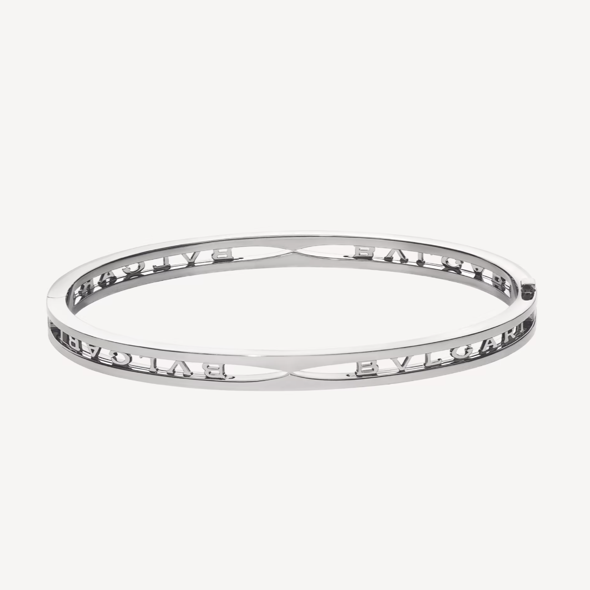 [baslovejewels]ZERO 1 SPIRAL LOGO SILVER BRACELET
