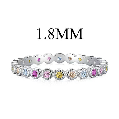 [baslovejewels]Unique Scintillating Round Cut Daily Ring