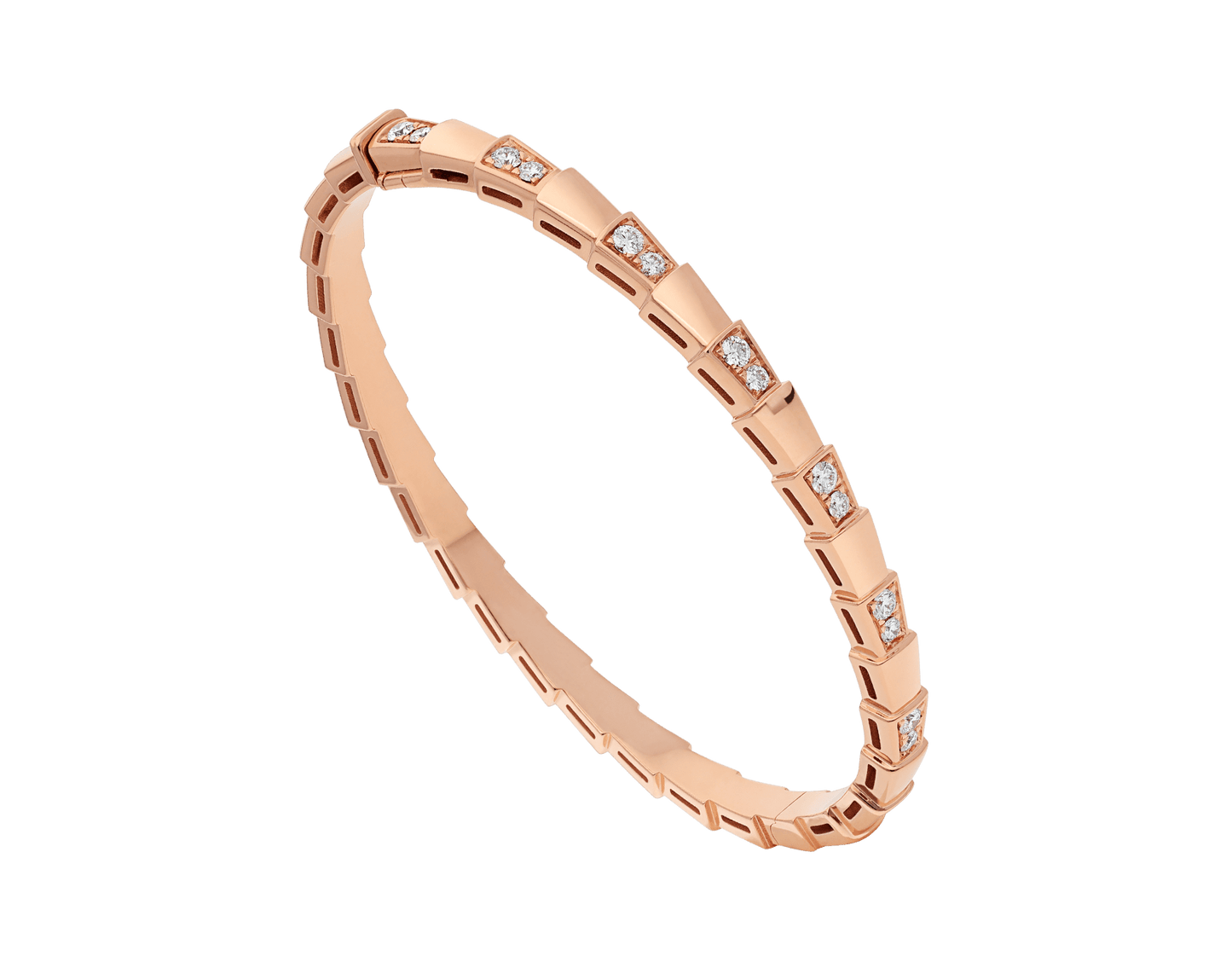 [baslovejewels]SERPENTI BRACELET PINK GOLD DIAMOND
