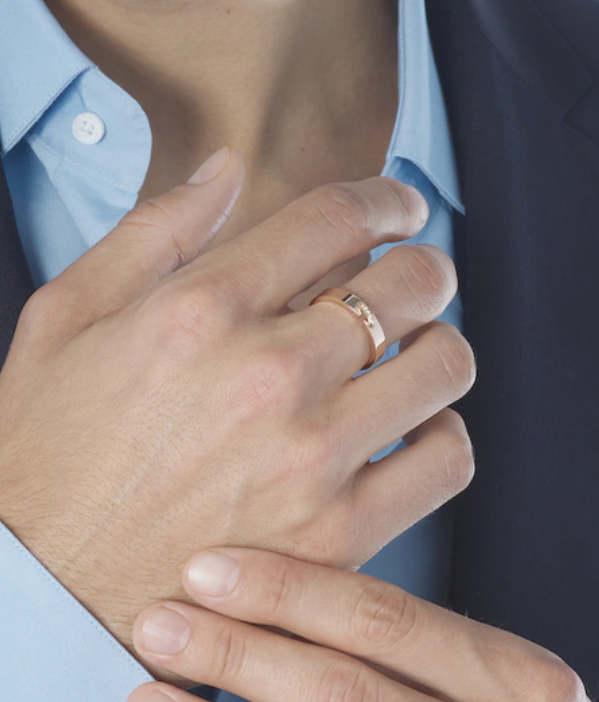 [baslovejewels]ALLIANCE LIENS VIDENCE DIAMOND 4MM RING