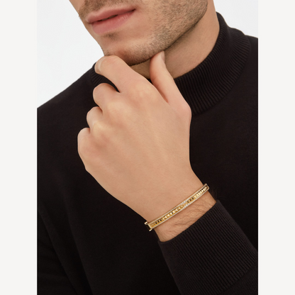 [baslovejewels]ZERO 1 SPIRAL AND PAVED DIAMOND GOLD BRACELET