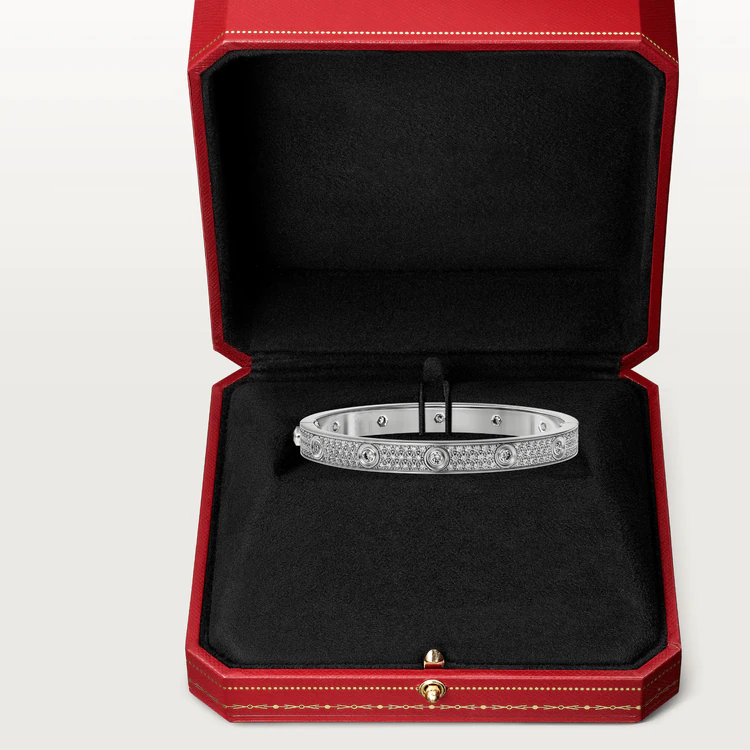 [baslovejewels]LOVE BRACELET 6.1MM DIAMOND-PAVED 10 BIG DIAMONDS