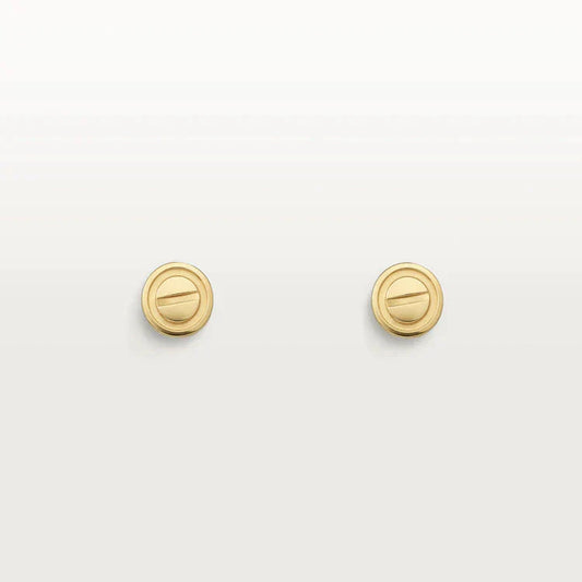 [baslovejewels]LOVE EARRINGS GOLD 10MM