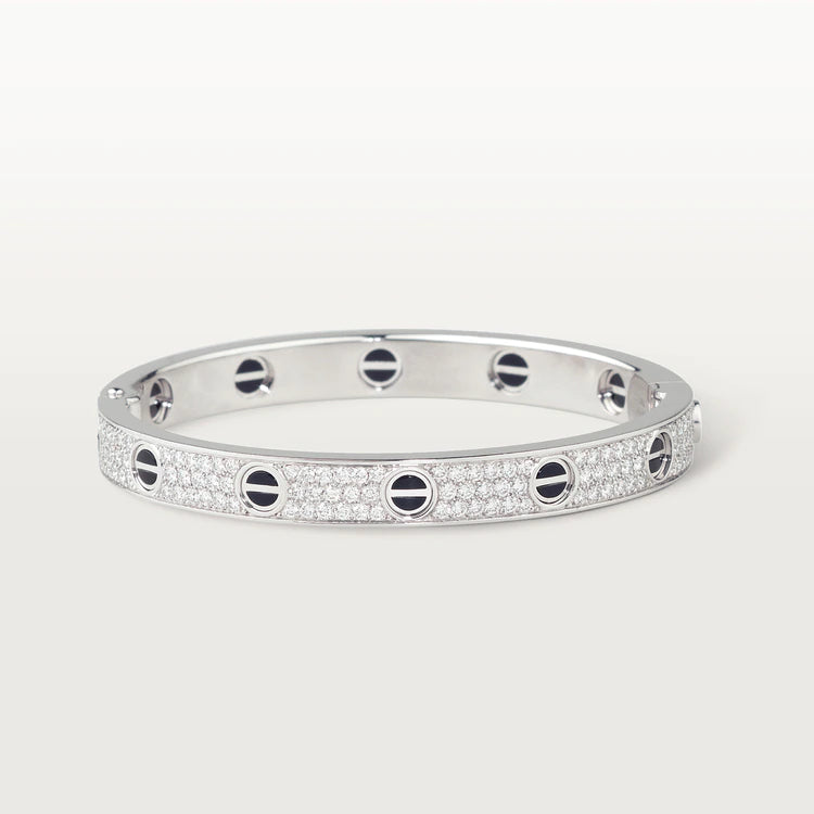 [baslovejewels]LOVE BRACELET 6.1MM DIAMOND-PAVED CERAMIC