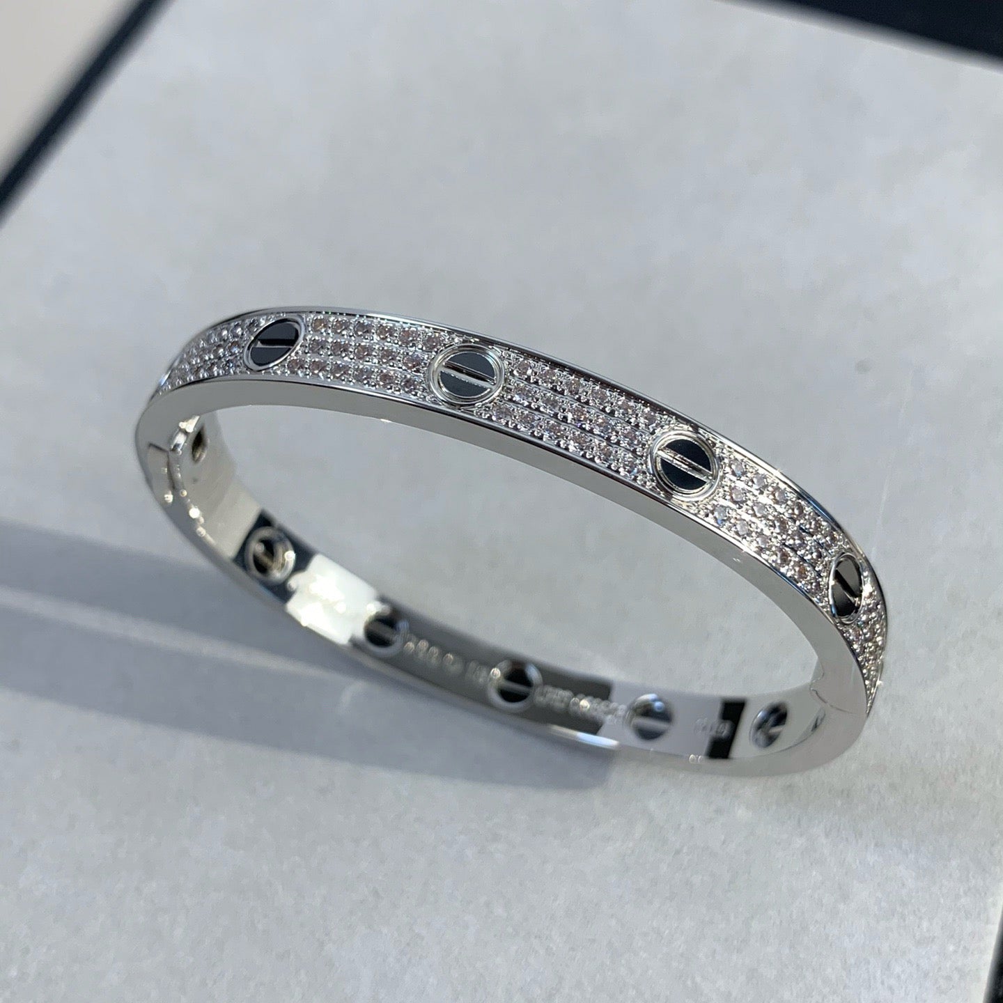 [baslovejewels]LOVE BRACELET 6.1MM DIAMOND-PAVED CERAMIC