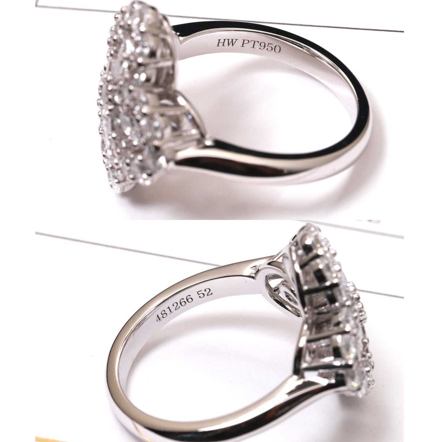 [baslovejewels]LOOP RING FULL MOTIF DIAMOND 16MM SILVE