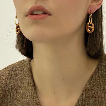 [baslovejewels]HM O'MAILLON GOLD EARRINGS