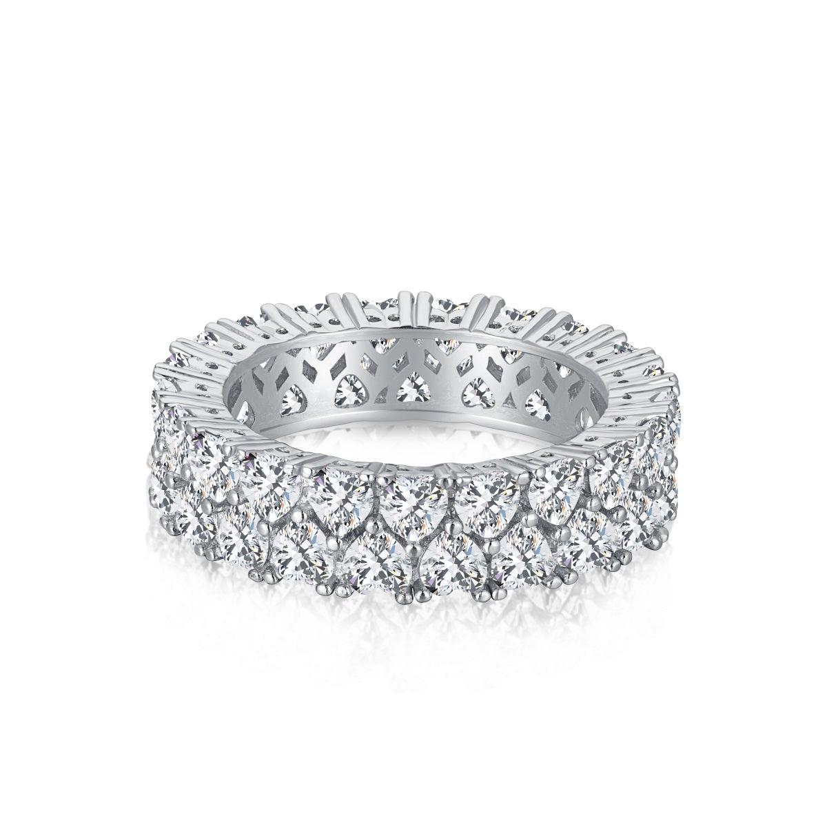 [baslovejewels]Sparkling Full Heart Ring