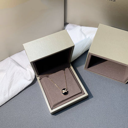 [baslovejewels]JEUX DE PINK GOLD DIAMOND NECKLACE