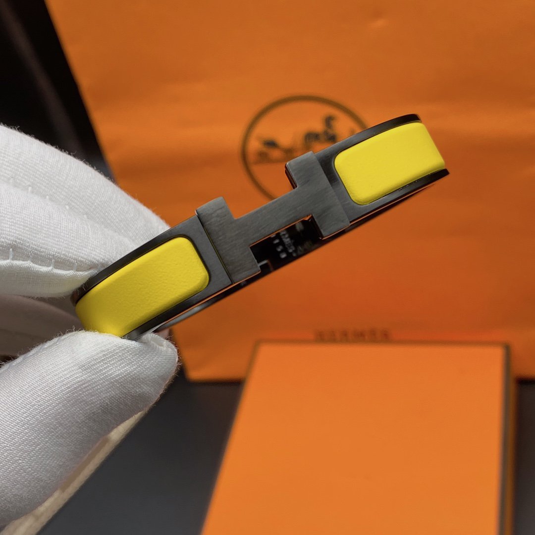 [baslovejewels]CLIC HM SO BLACK YELLOW BRACELET