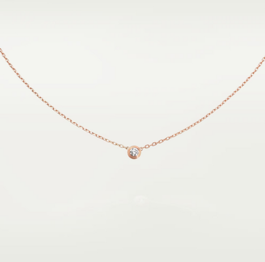[baslovejewels]DAMOUR DIAMOND NECKLACE
