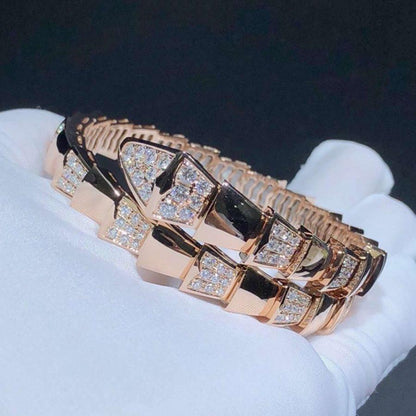 [baslovejewels]SERPENTI BRACELET PINK GOLD DIAMOND