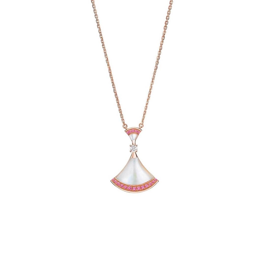 [baslovejewels]DREAM NECKLACE MOP PINK DIAMOND