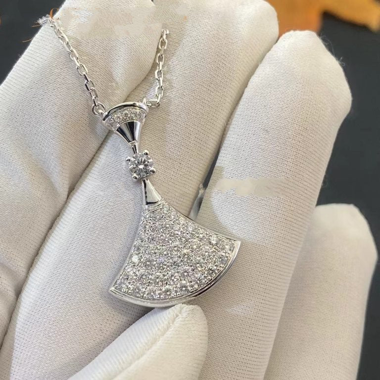 [baslovejewels]DREAM NECKLACE SILVER FULL DIAMOND