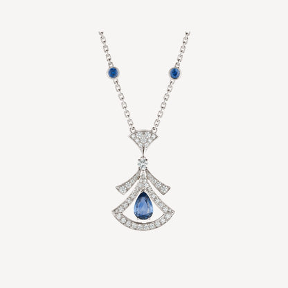 [baslovejewels]DREAM NECKLACE AGATE DIAMOND SILVER