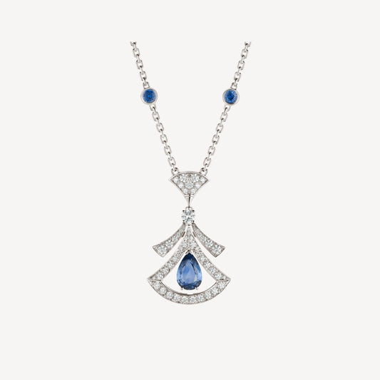 [baslovejewels]DREAM NECKLACE AGATE DIAMOND SILVER