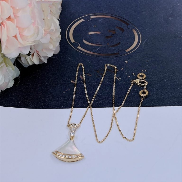 [baslovejewels]DREAM NECKLACE MOP GOLD DIAMOND