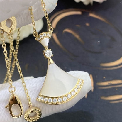 [baslovejewels]DREAM NECKLACE MOP GOLD DIAMOND