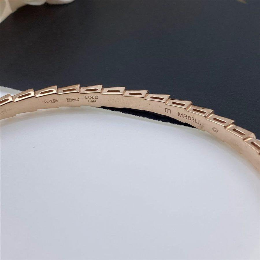 [baslovejewels]SERPENTI BRACELET PINK GOLD MOP DIAMOND