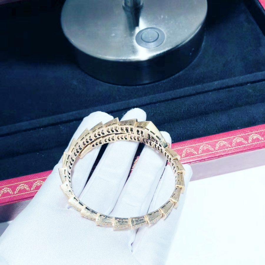 [baslovejewels]SERPENTI BRACELET 8MM PINK GOLD DIAMOND